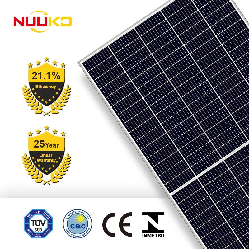 Солнечные панели NUUKO 485W-505W Фотоэлектрические модули с 150 монокристаллическими элементами солнечные платы для распределения оптовая цена