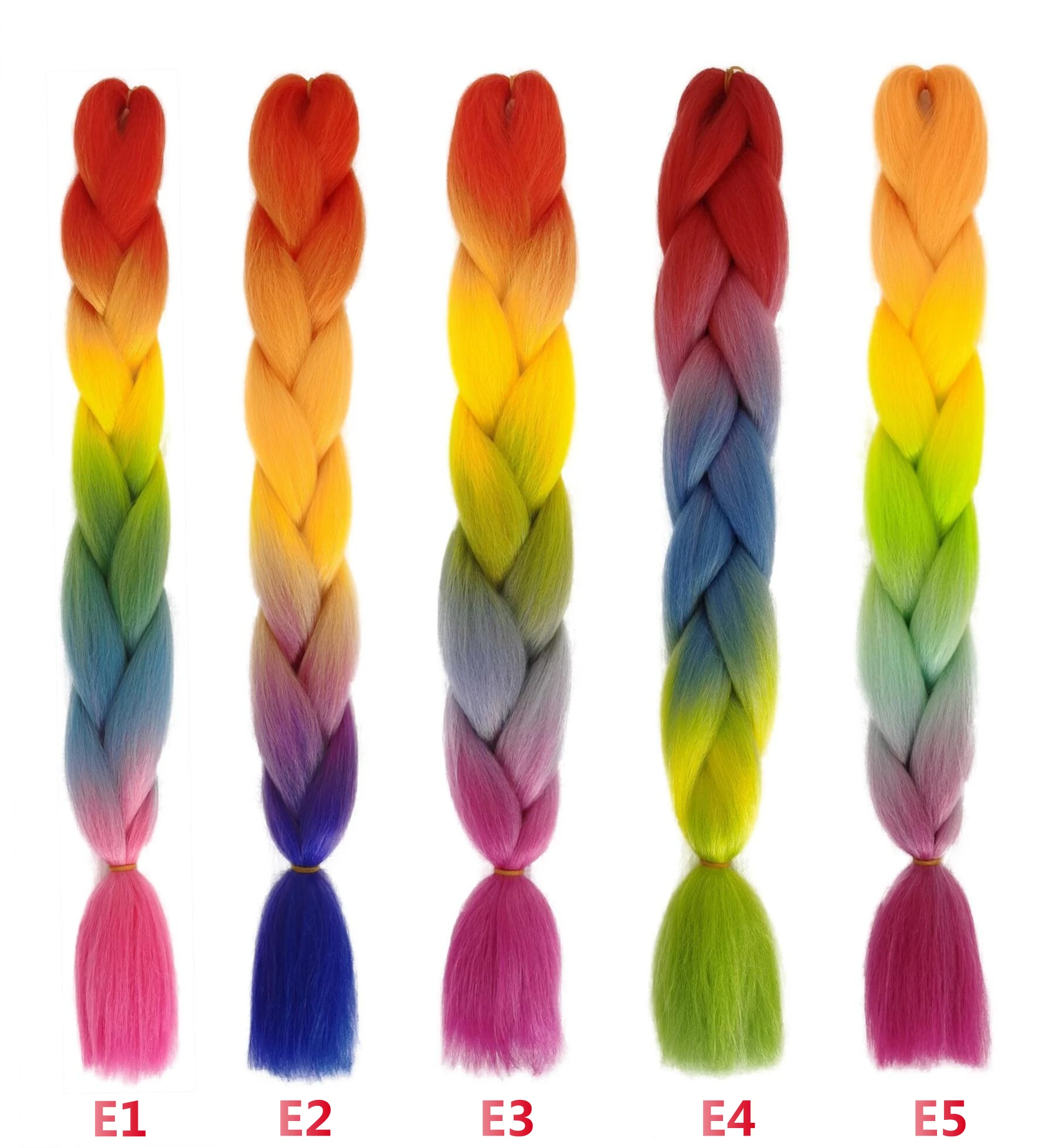 Jumbo Braid Hair 24 Inch Synthetic Hair Attachment for Briads Expression Extensions for Twist Box Crochet Braiding Hair for Girl