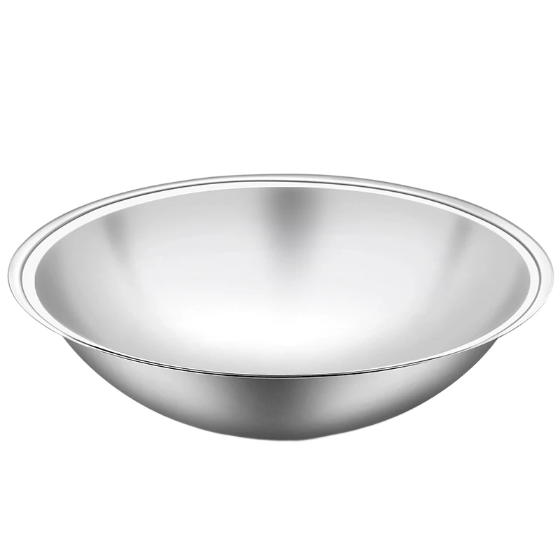Factory Direct Carbon Steel Wok Thickened 48-80cm Stainless Steel Cauldron Reverse Side Wok Commercial Canteen Rural Wok Range