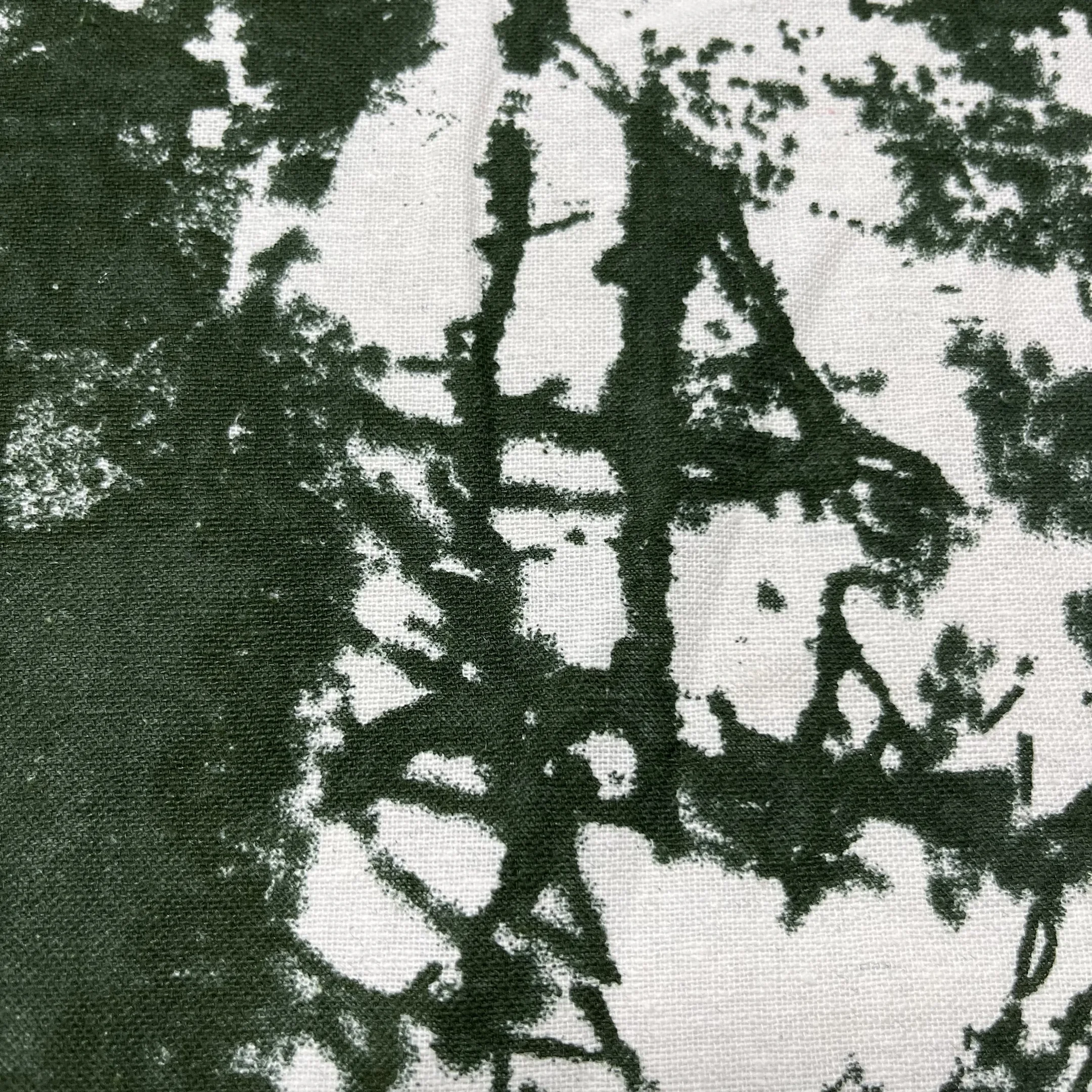 China Shaoxing Factory Breathable Printed ink and wash painting fabric 90%cotton 10%linen for womens clothing