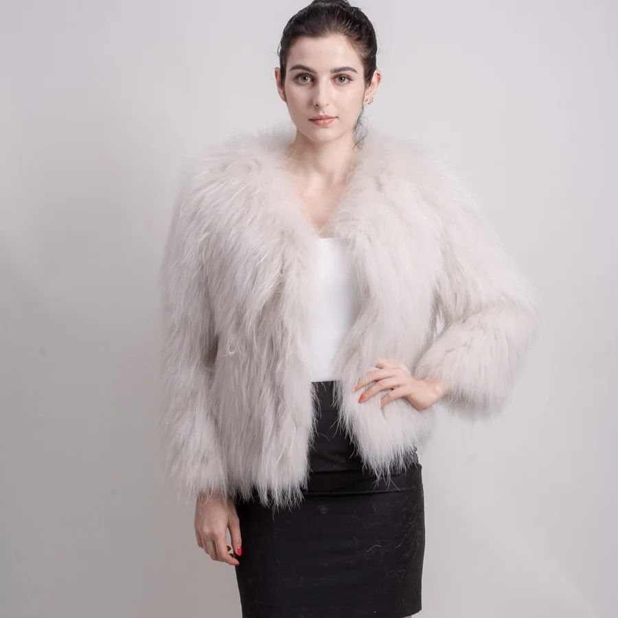 QIUCHEN 2021 new short coat genuine real silver fox fur vest full pelt women QC1804