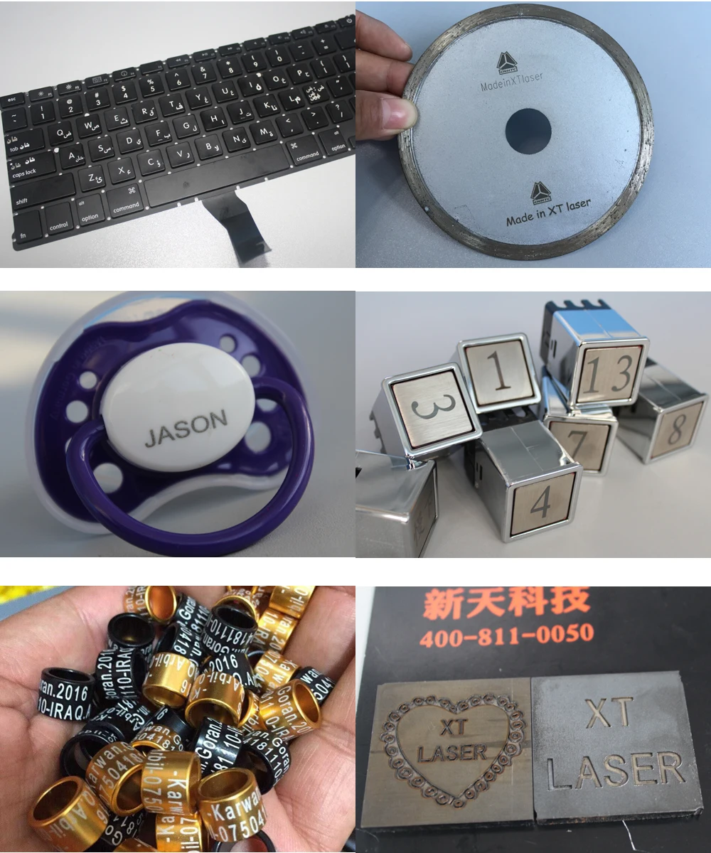 100w JPT Mopa M7 big enclosed fiber laser marking machine for anodized Aluminum marking