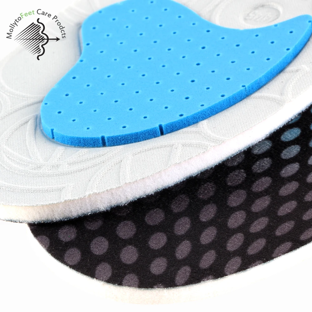 Hi-poly material custom design printed Metatarsal Support Shock absorption insole for sport shoes