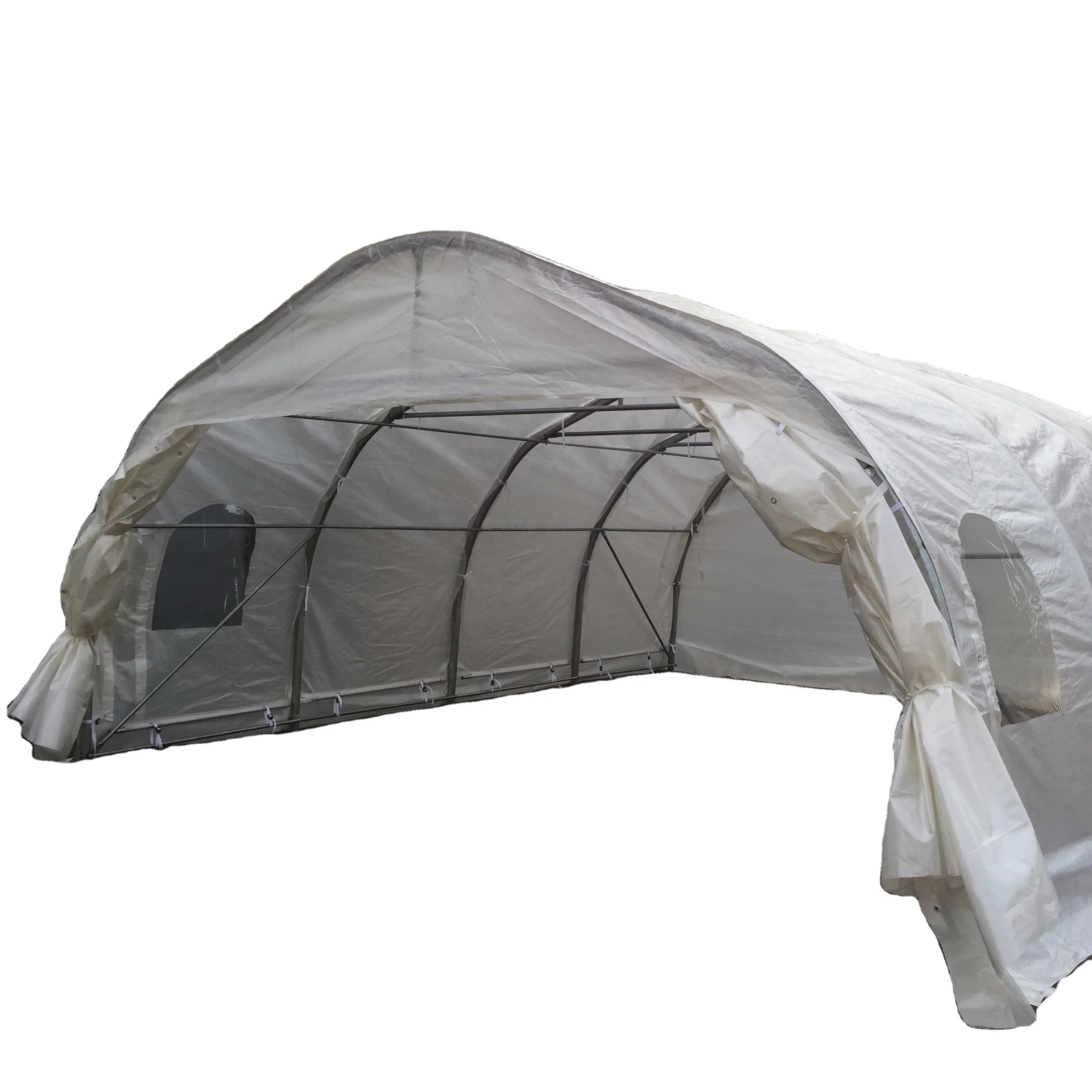 OEM factory Regular Design car tent carport shelter garage tent with waterproof UV Protection PE Tarp