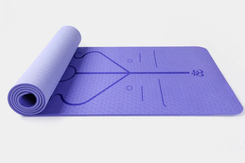 9.5 mm top quality TPE Yoga Mat Eco Friendly Private Label Anti Fatigue,High Quality Custom Logo Pilates Mat