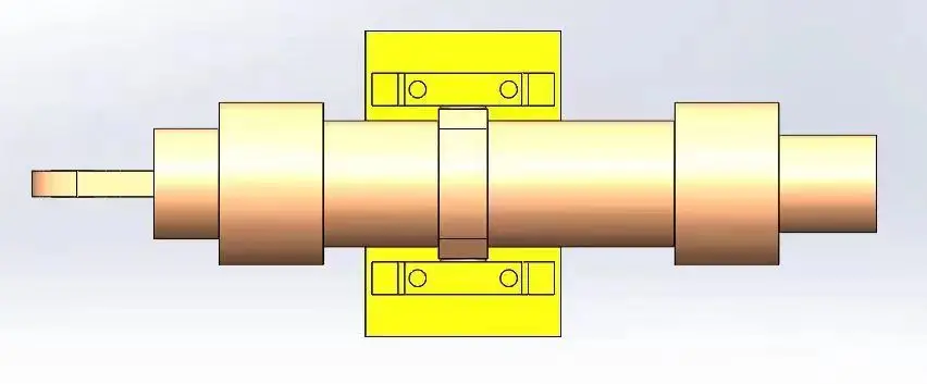 Environmental protection dust removal equipment General equipment and parts manufacturing Side push cylinder assembly