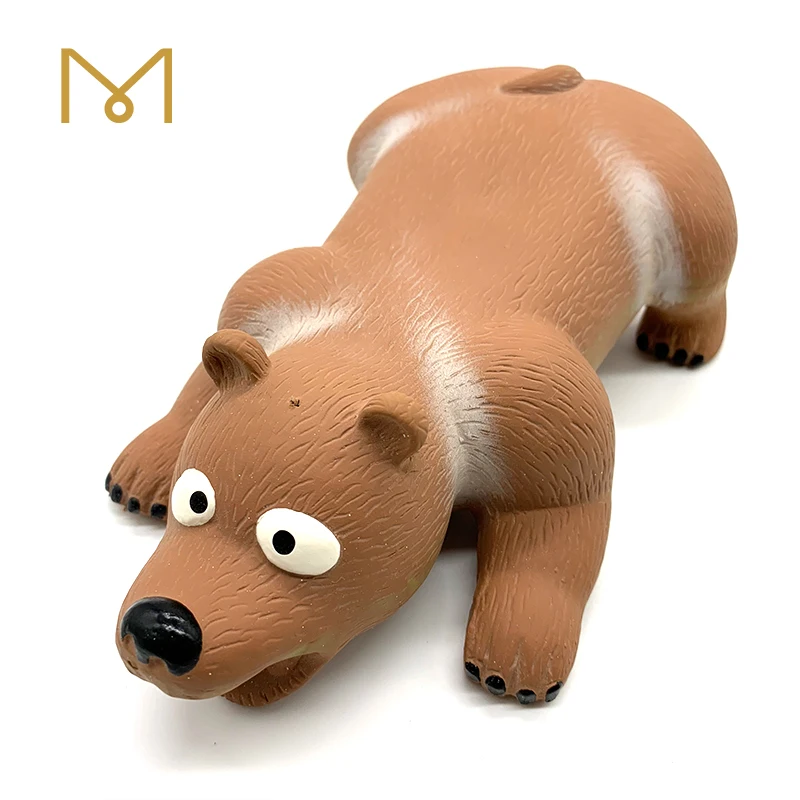 Latex Squeaky Rubber Bears Kangaroo Hippo Bats Horse Zebra Donkey Snail Sheep Squid Bunny Rabbit Pet Treat Farm Animal Dogs Toys