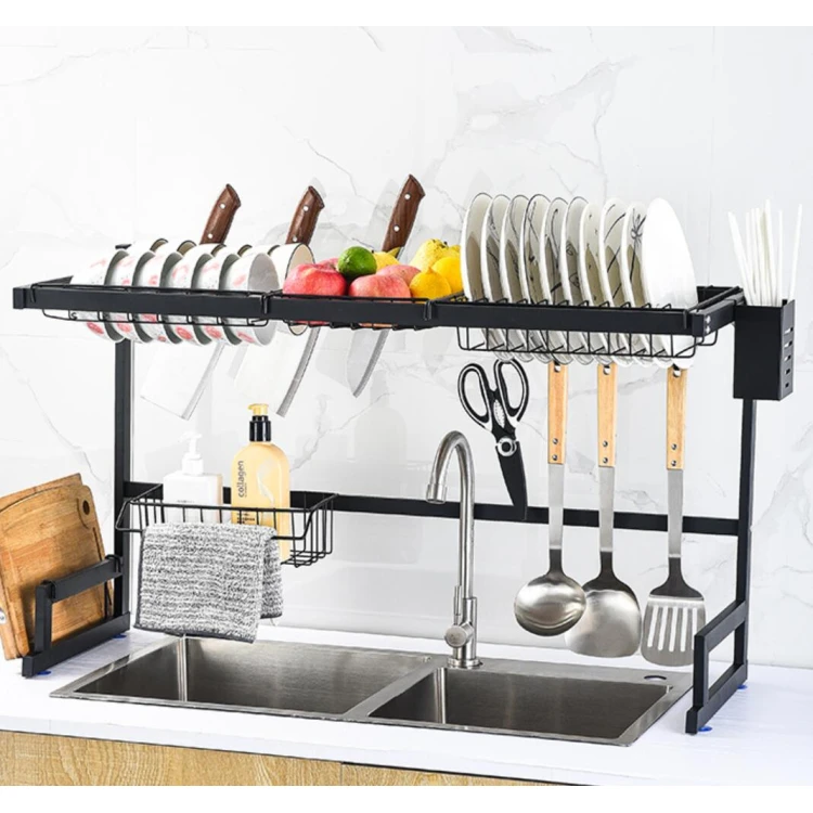 
Kitchen Shelf Wire Basket Stand Utility Microwave Oven Storage 