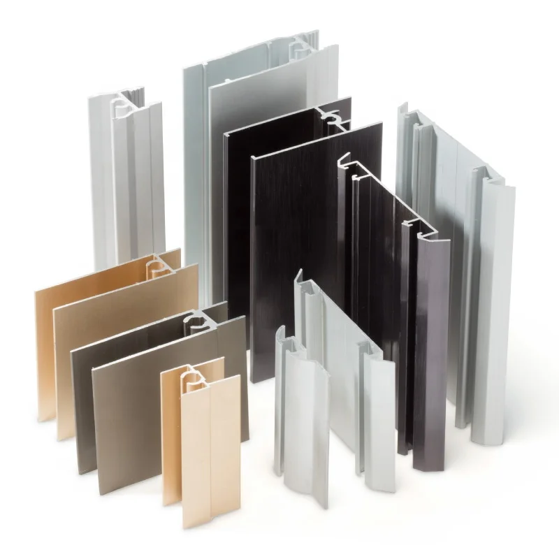 Manufacturer custom extrusion furniture aluminum profile for sliding wardrobe door