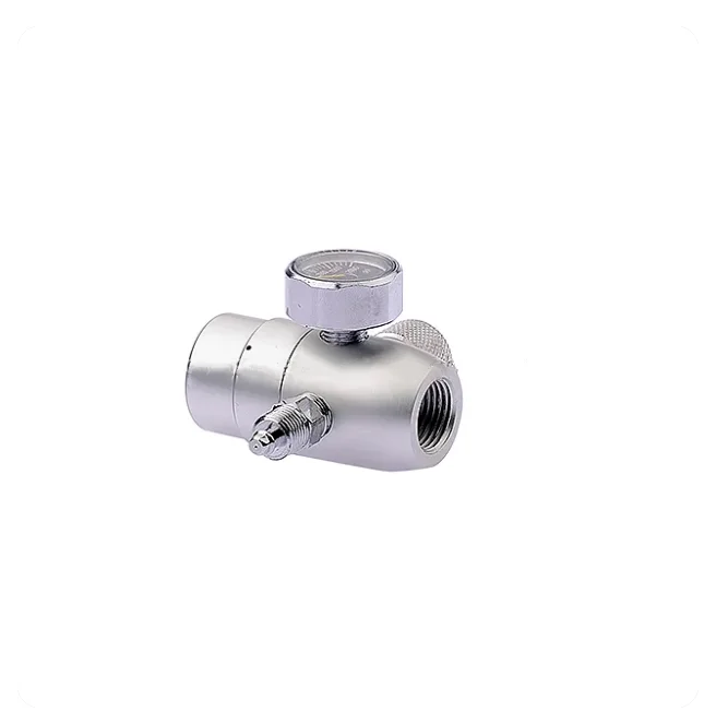 Customized Aluminum Mini meter CO2 pressure regulator for aquarium plant