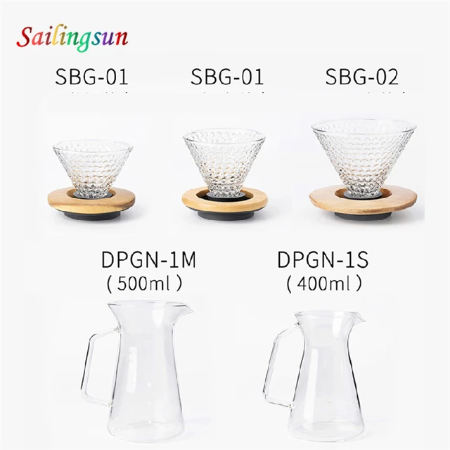 classical design  handmade  pour over cooking glass coffee pot