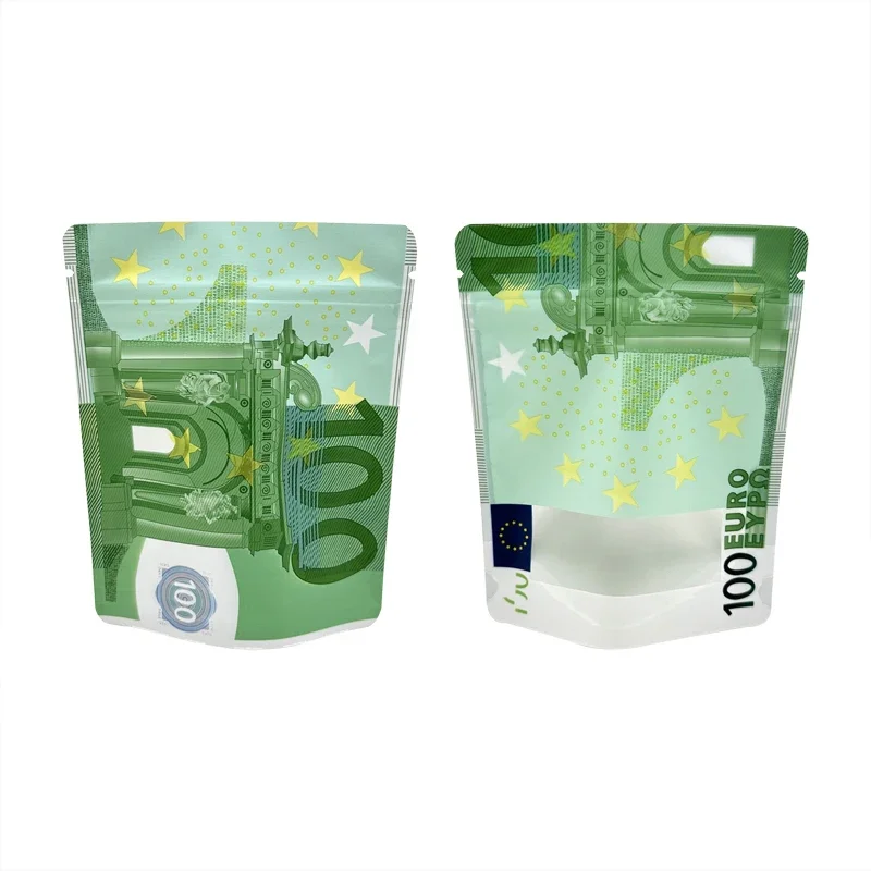 Matte Black Smell Proof Plastic Zip Lock Packaging Mylar Bag Hologram Snack Jewelry Watch Parts Bags