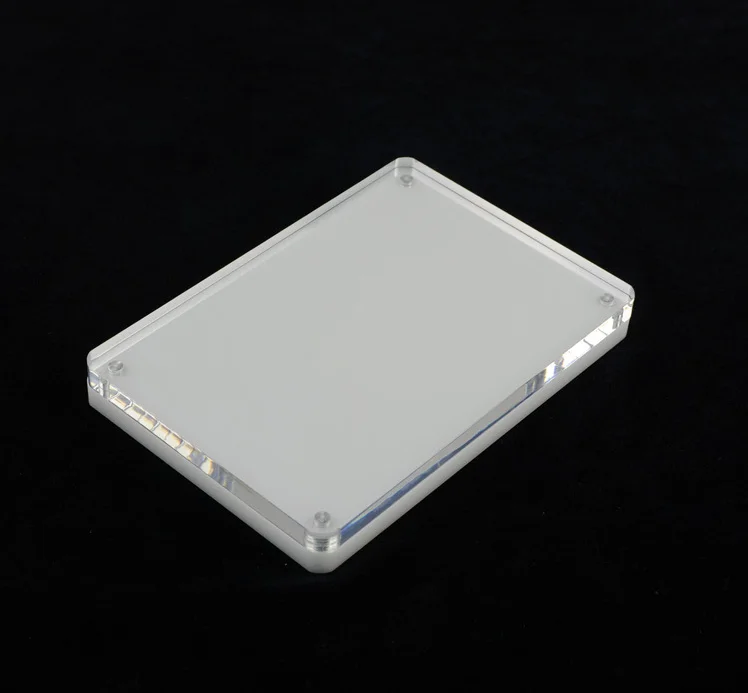 Магнитная акриловая квадратная фоторамка plexi Стеклянная размером 8x8 10x10 12x12 дюймов на заказ