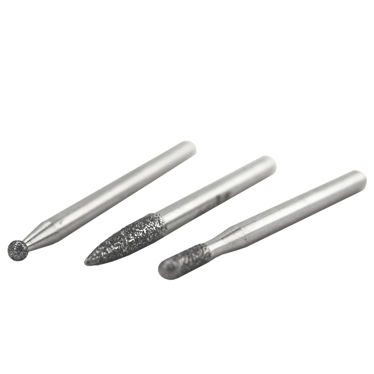 Diamond Grinding Head / Set Diamond Tools for Grinding and Needle 30 Pcs