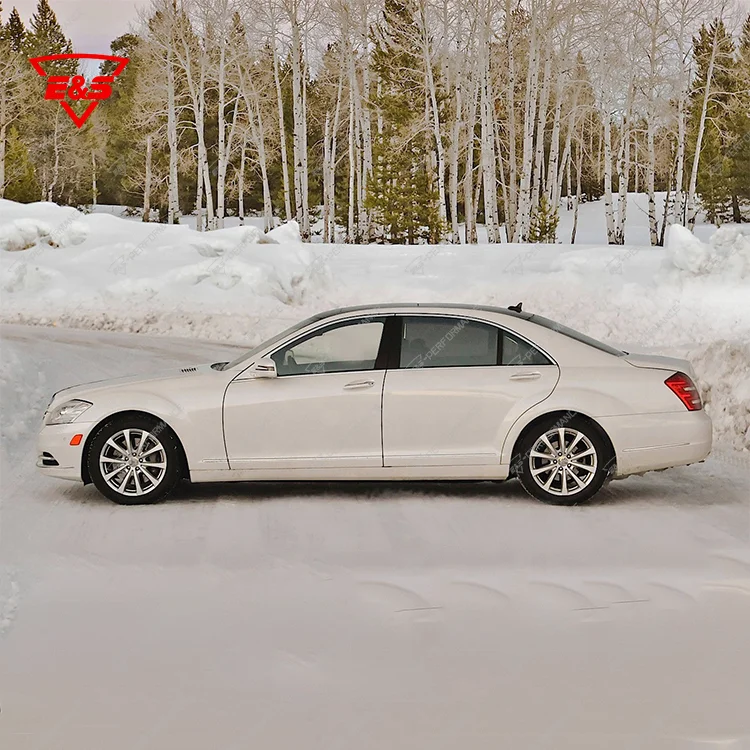 ES High Quality Auto Spare Parts Car Bumper With Grille LED Lamp Exhaust Tip Old Upgrade New Bodykit For BENZ S Class W221