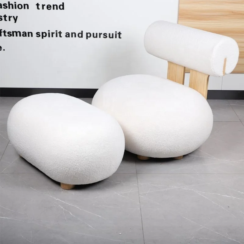 New Luxury Accent Sofa Set Furniture Pan Dwen Ottoman Sleep Lazy Person Fabric Recliner Sofa for sale