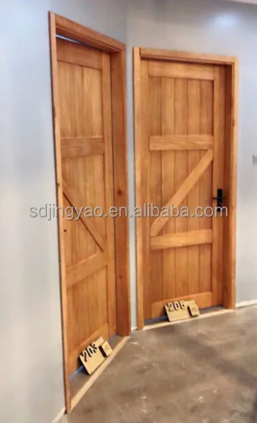 Custom solid wood retro double shop door idyllic original wooden door clothing store Bar Cafe home stay wooden door