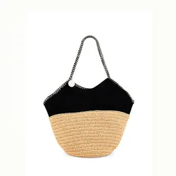 High Quality Papyrus Canvas Casual Paper Cloth Wheat Straw Handbag
