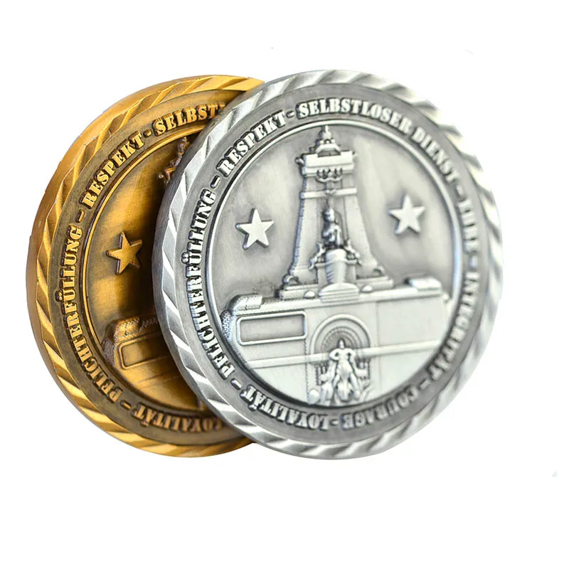 Stamping Dies Custom Commemorative Challenge Souvenir Coin Metal Blank Coins For Engraving