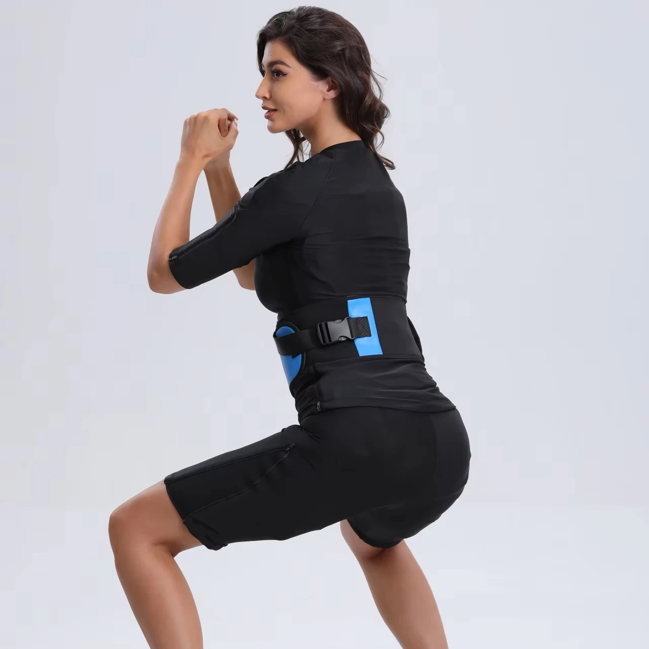 Dual Design Full Body EMS Workout Home XBODY Visionbody Dry Electrodes EMS Fitness Suit