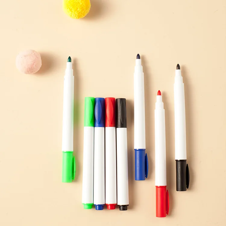 Custom Design Multi-color Mini Whiteboard Non-toxic Dry Erasable Marker With Non-toxic Dry Erasable Marker