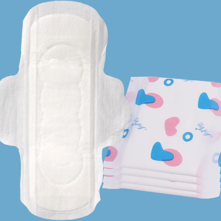 High Quality White Cotton Sanitary Napkins Brand Sanitary Napkin Oem Sanitary pads free samples
