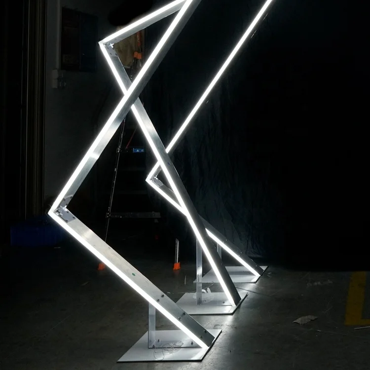 2022 latest double-side LED Water running arch program control outdoor wedding arch, background, stage decoration