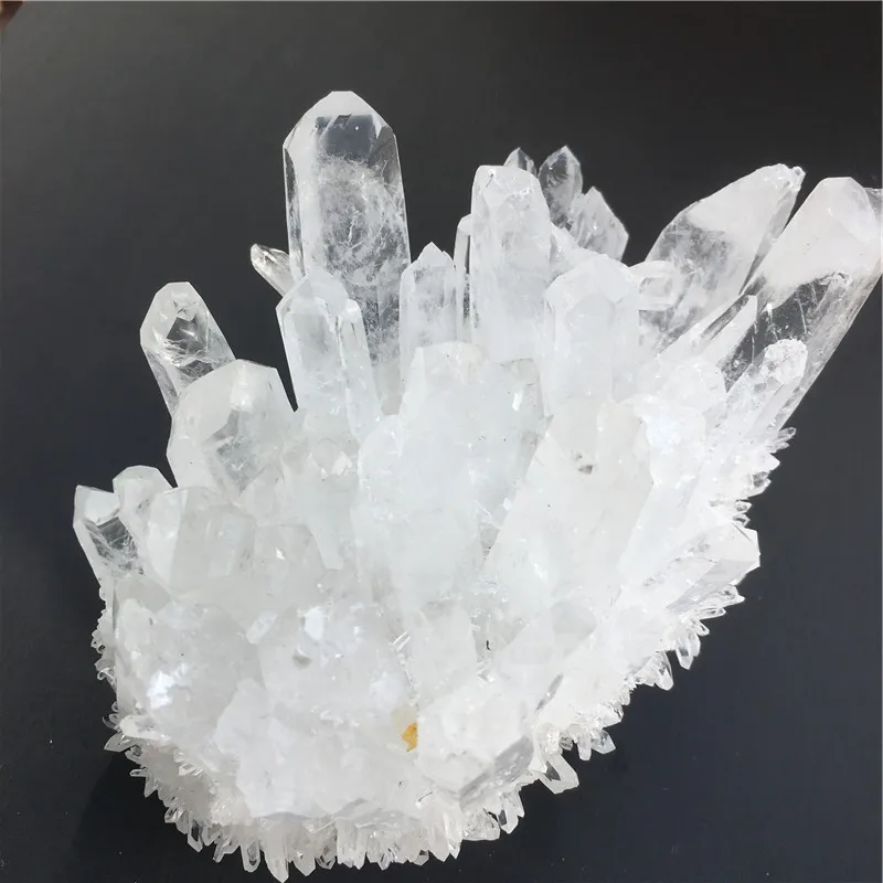 Wholesale natural beautiful irregularly Large White crystal cluster clear quartz healing