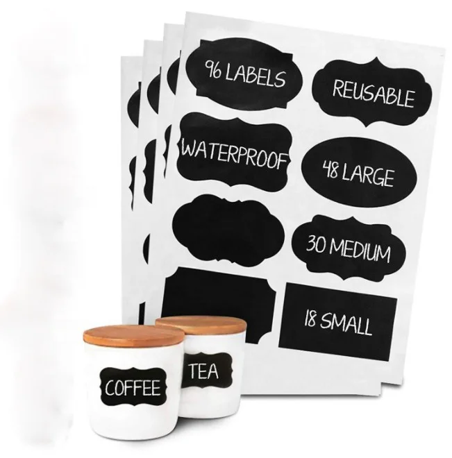 
 В наличии, лист, доска из ПВХ, водонепроницаемая повторно используемая консервная/бутылка/чашка для кофе и чая, наклейка для этикеток  