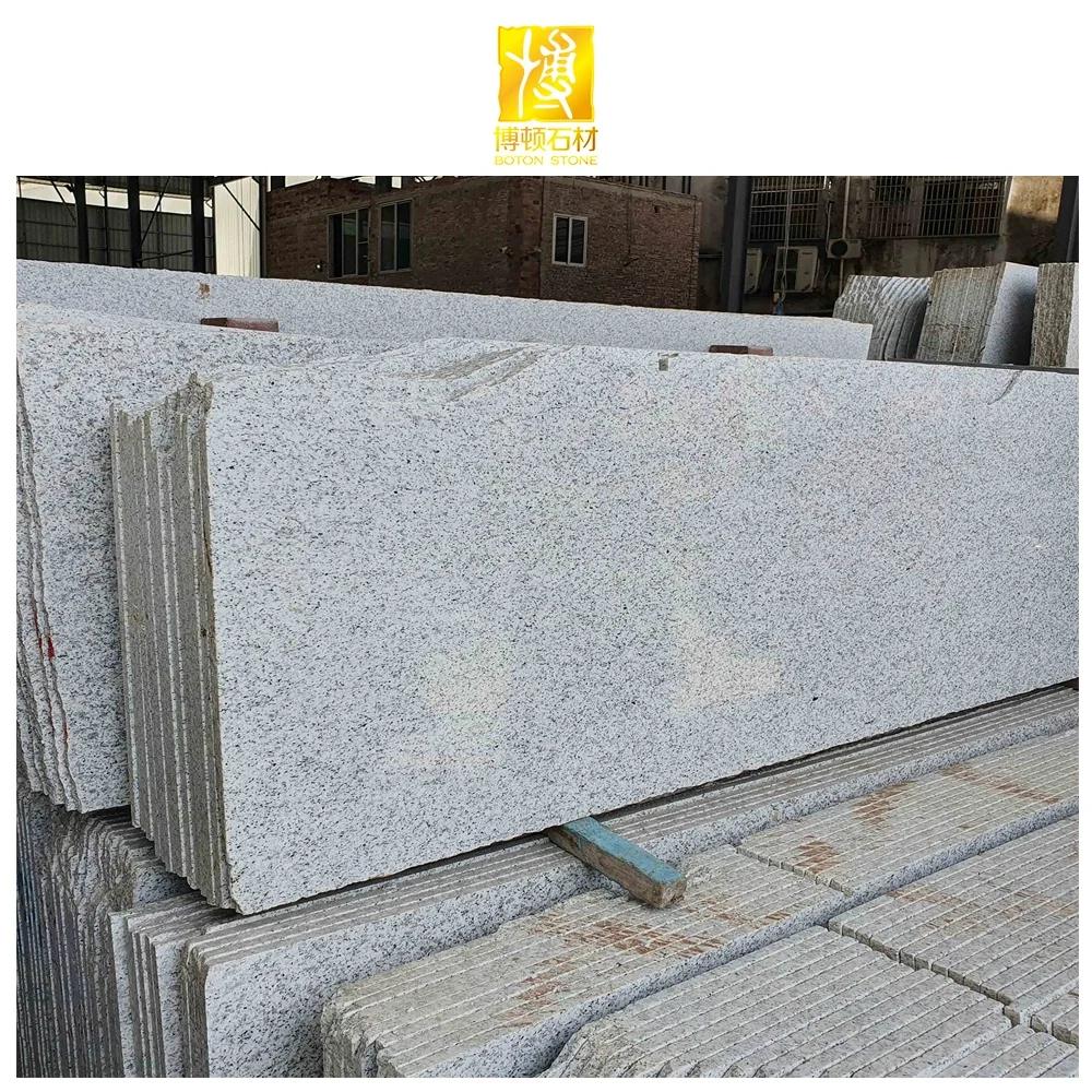 BOTON STONE Chinese Polished Natural Paving Stone Wall Slabs Kitchen Countertop White Granite Tile Floor