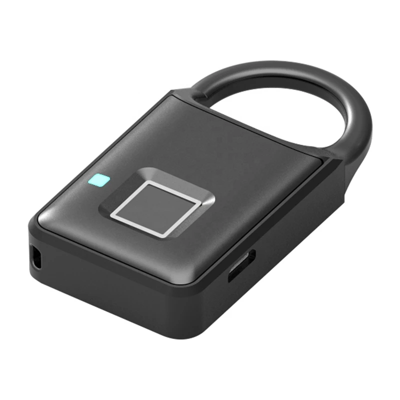  Оптовая продажа модный цифровой замок Anytek P50 из цинкового сплава с разблокировкой по отпечатку пальца водонепроницаемый + USB Разблокировка для сумок и чемоданов