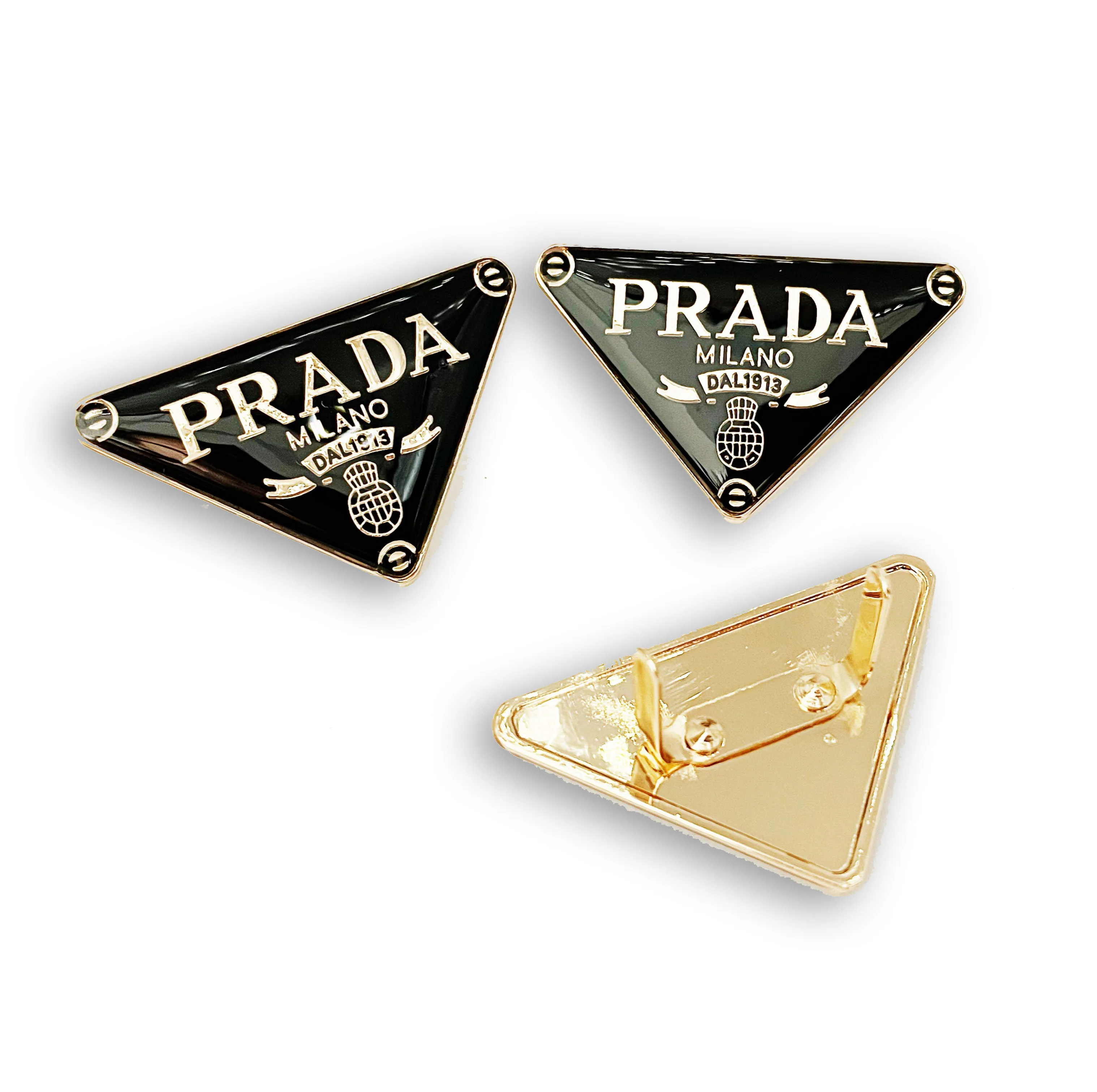 Ready to ship  high quality brand metal logo/custom design metal tag for bags and beanies