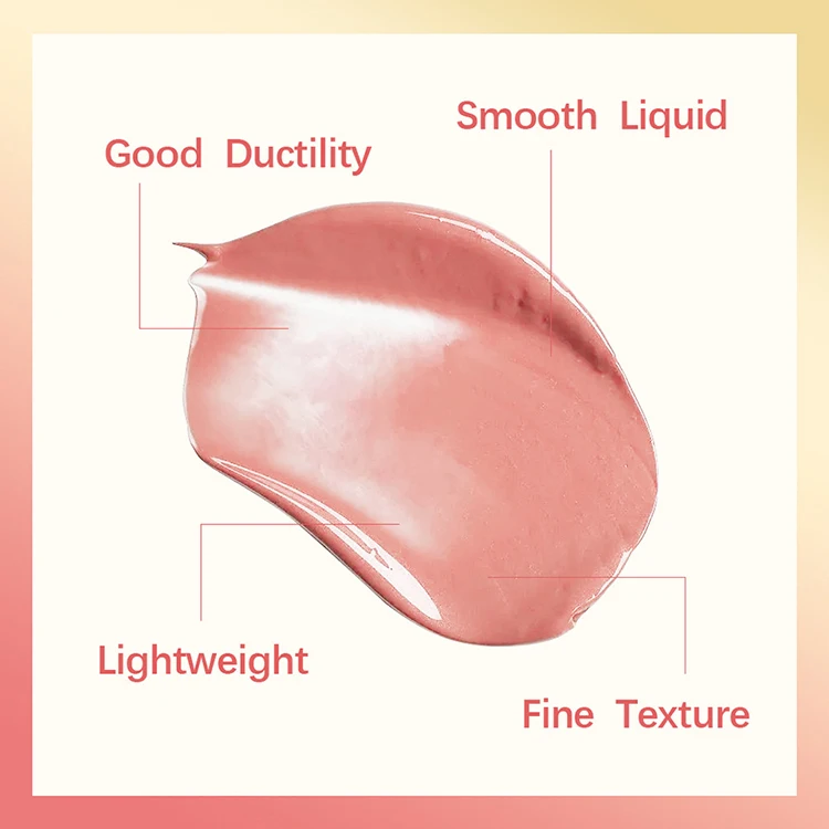Custom Logo Color Changing Highlighter Lip Eye Cheek Tint Makeup Blush Liquid Shimmer Vegan Private Label Cream Blush
