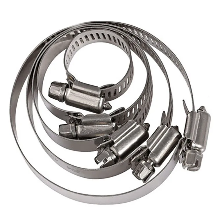 DIN 3017 A2-70 stainless steel automotive hose clamps Hose Clamps