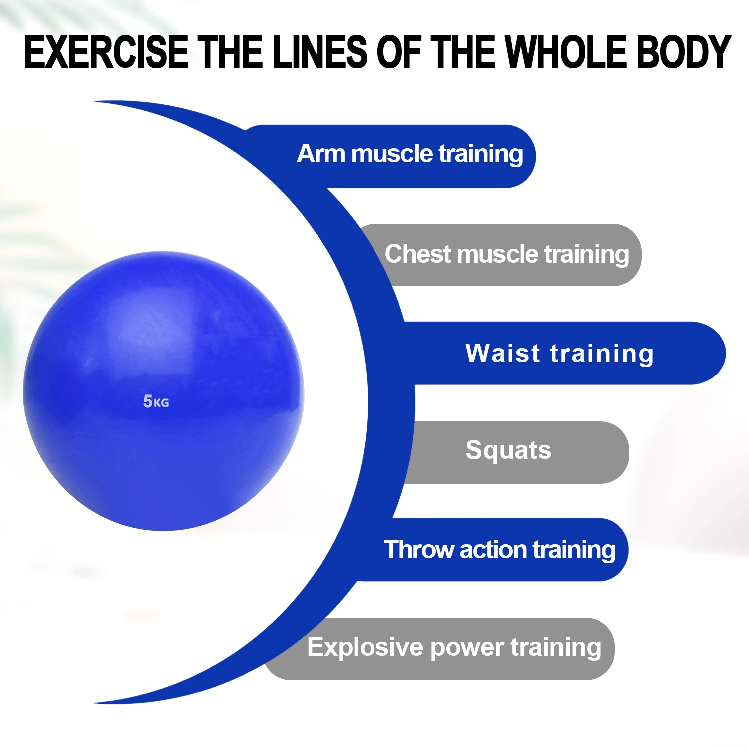 Eco-friendly sand filled Weight ball, toning ball for yoga Pilates weight training