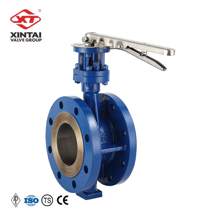 D43H-150LB 4inch   API Cast Steel Butterfly Valve  Cut off the fluid