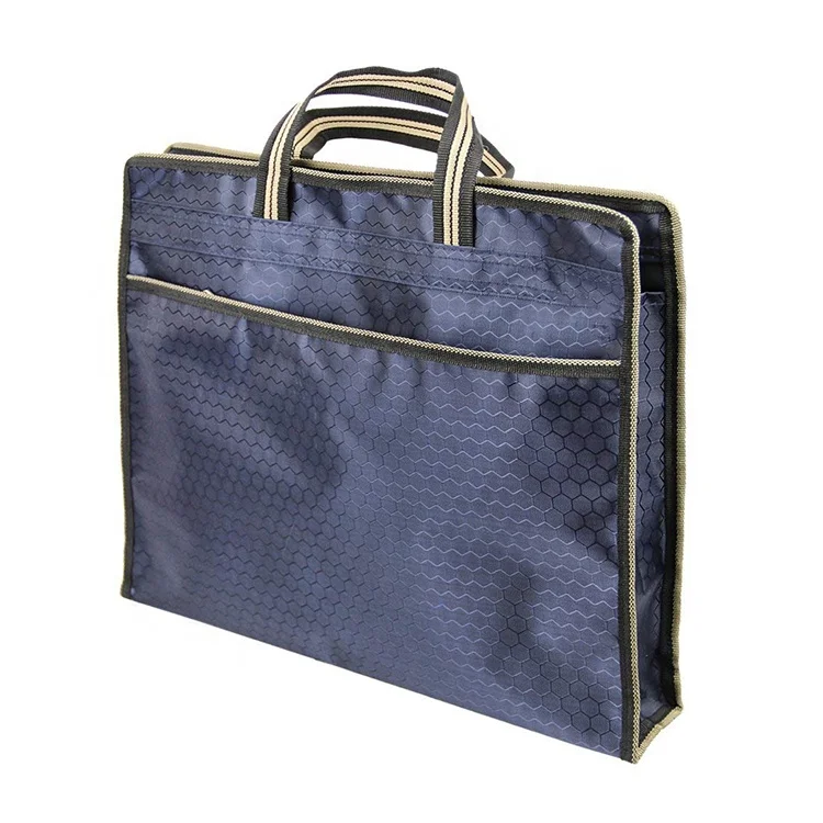 Waterproof Expanding File Folder Envelope Zipper Handbag Portfolio Carrying Tote bag