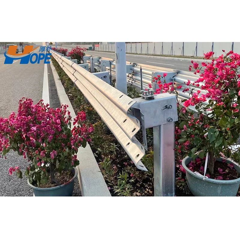 Hot Sale AASHTO M180 Standard Highway Safety Barrier Hot Dipped Galvanized W Beam Guardrail With ISO 9001 Certificate