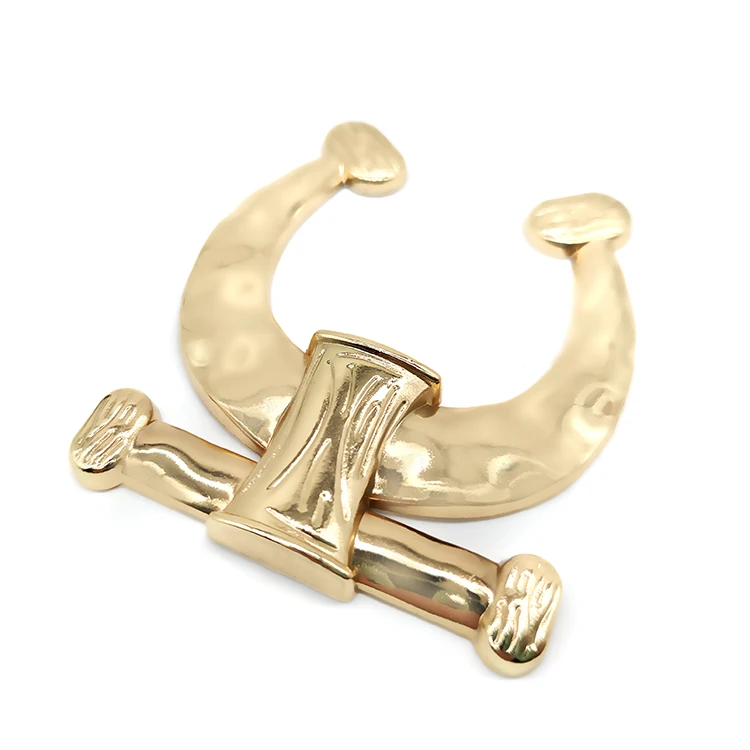 Custom Reusable Swimwear Bra Clip Underwear Decorative Accessories Rust Resistant Rose Gold Alloy Bikini Buckle For Swimwear