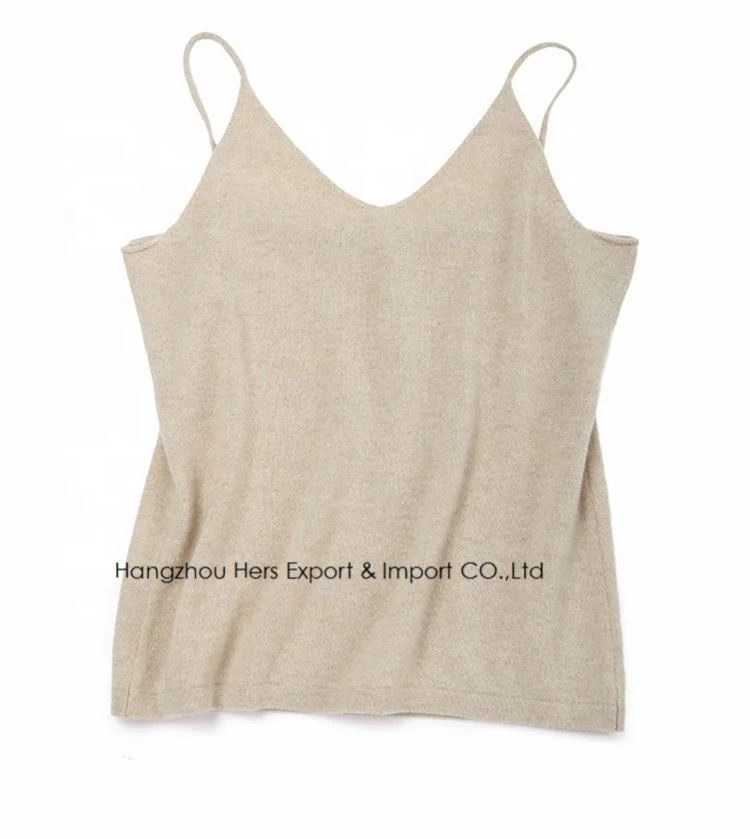 100% Cashmere Vest For Female Pure Mongolian cashmere Knitting Sleeveless Factory OEM&ODM
