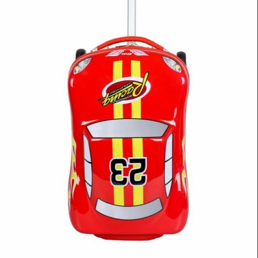 Hot Sale  cute travel hard cartoon car kids  Trolley Children  suitcases Other Luggage sets smart vspink valise troly maletas