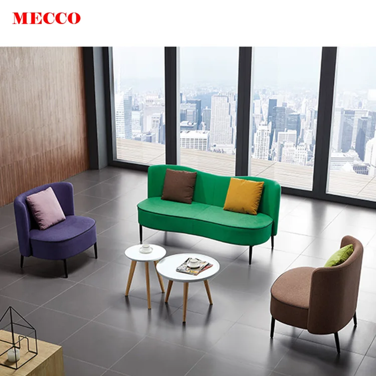 european office furniture indoor lounge furniture fabric corner sofa