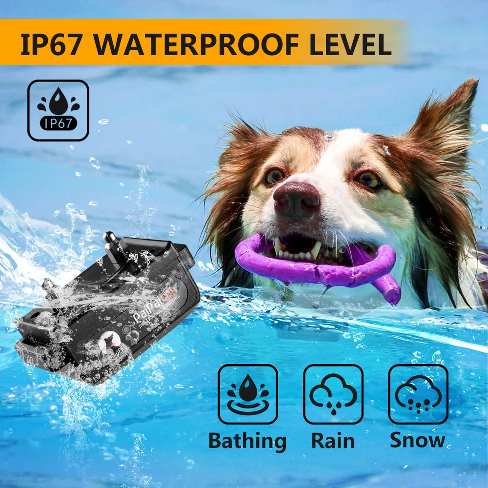 Dog Harness Electronic Shock Vibration Remote Waterproof Rechargeable Dog Training Collars Electric Pet Training E-collar