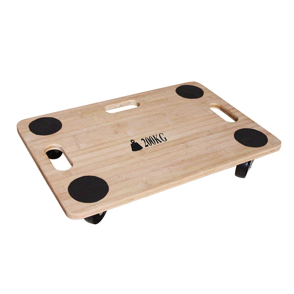 Большая вместимость мебель подвижные ролики доска подвижная Долли с колесами