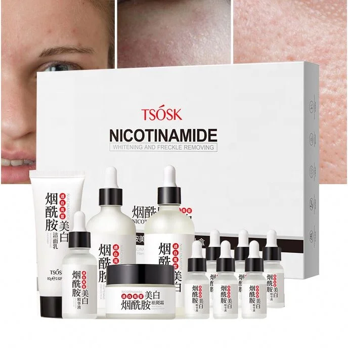 Body Lotion  Private Label Serum Men care Halal Niacinamide Whitening Skin Care Set