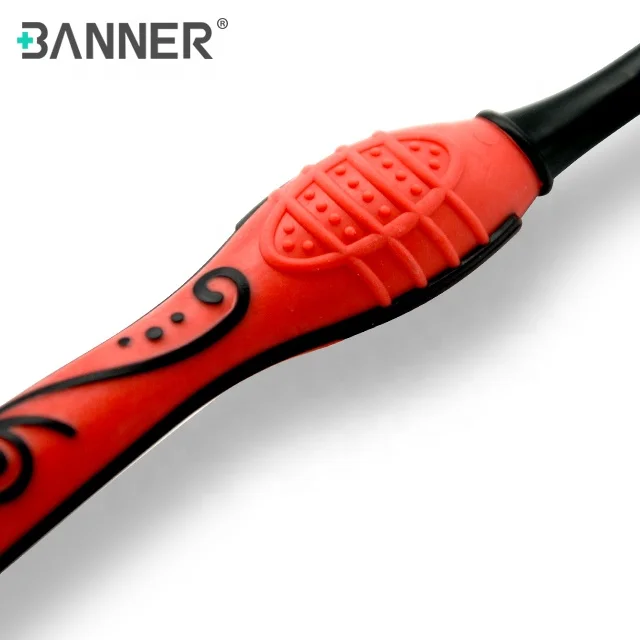BANNER Patent Special Anti-slip Rubber Handle with Medium Ultra Cleaning Power Bristles