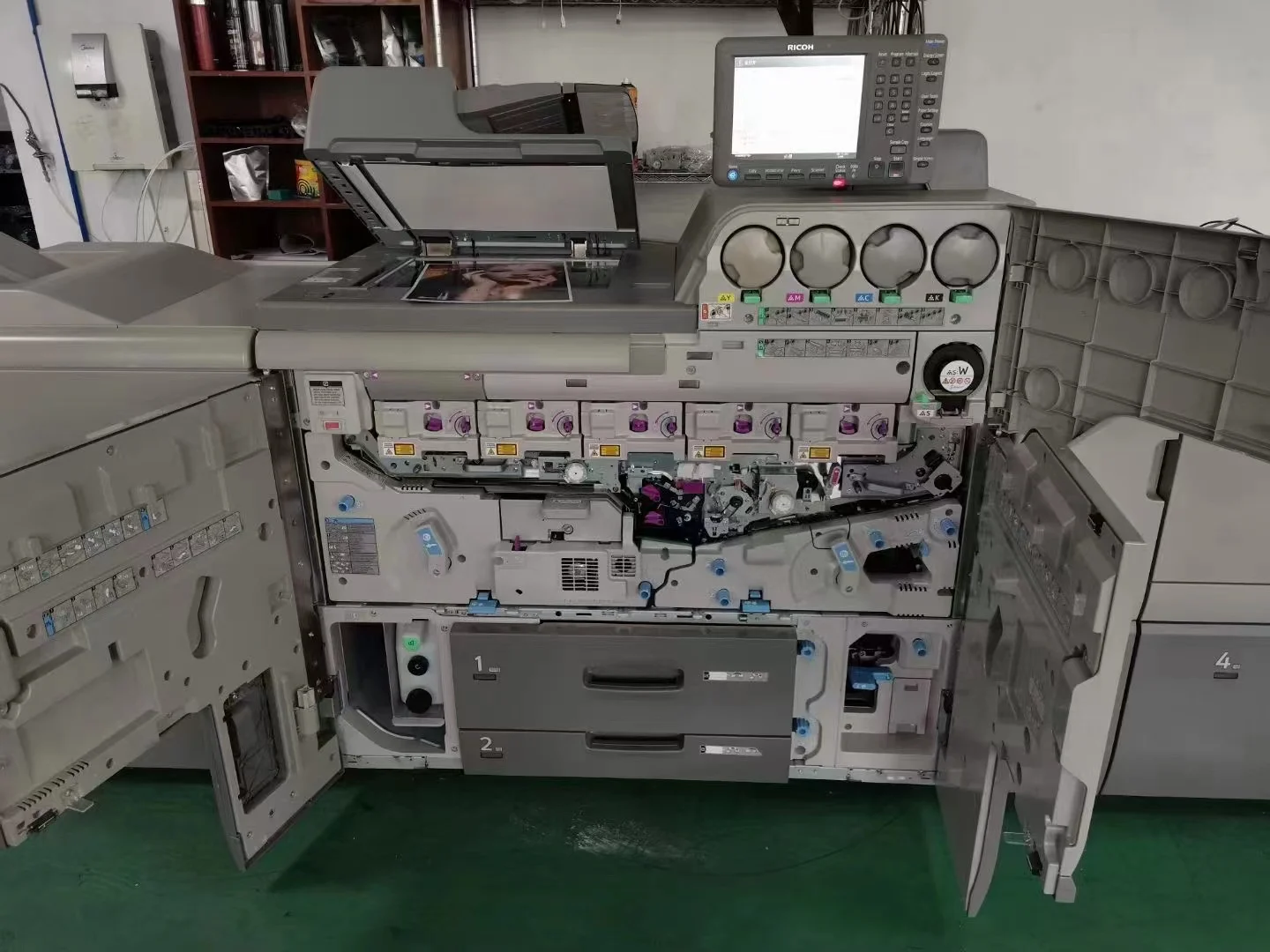 XMY Technology digital color production renew machine high speed copier for Ricoh C7100 C7200