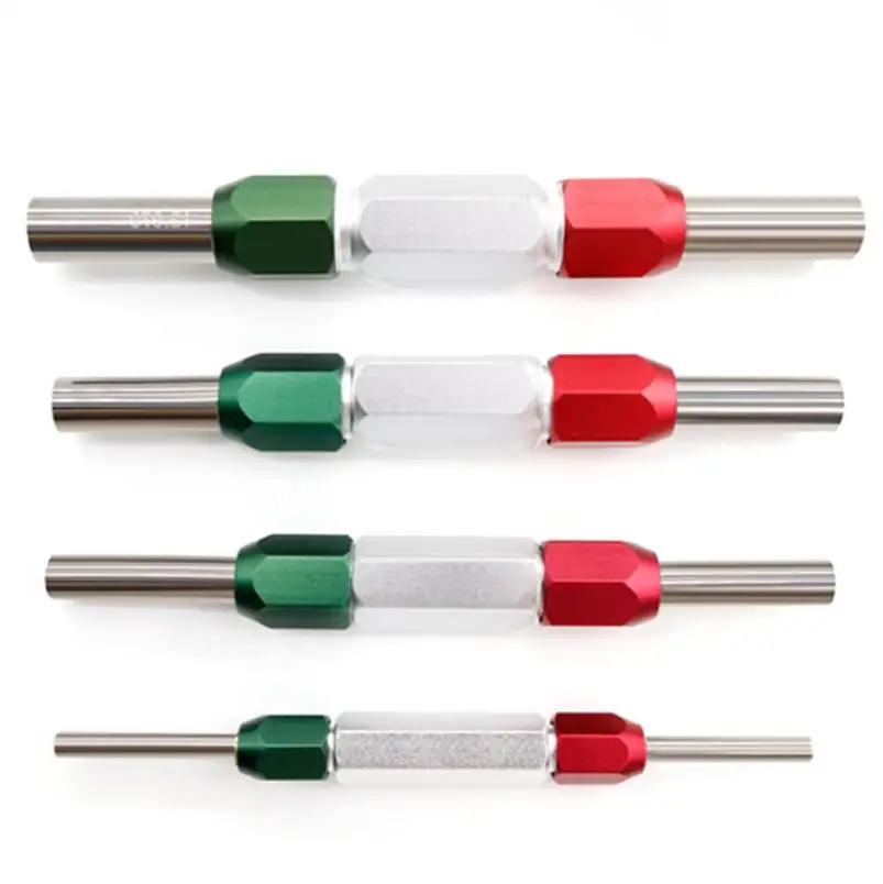 Double End Aluminum Alloy Pin Gage Handle Set Go No Go Plug Gauge Handle 0.3-20mm Repair Tool Part Pin Gauge Handle