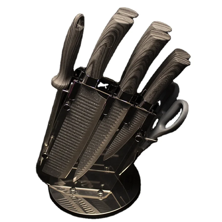 Factory Hot Sales Customized Stainless Steel Knife Cutting Foods Home Kitchen Set Gift