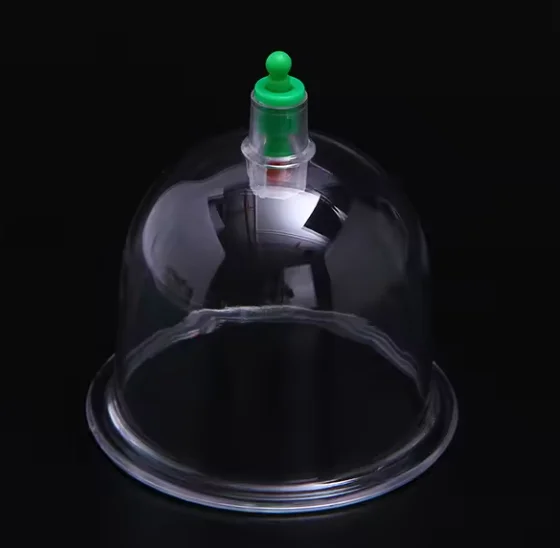Chinese Medical Single Hijama Cupping Cup Jar Vacuum Cupping Cup Set Hijama Therapy Single Plastic Cupping Cups